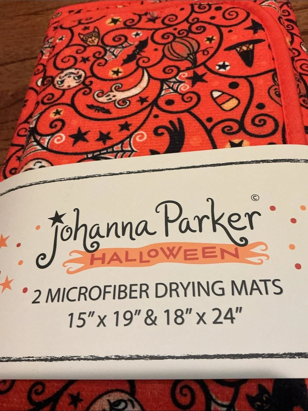 Johanna Parker Halloween Drying Mats - Set of 2
